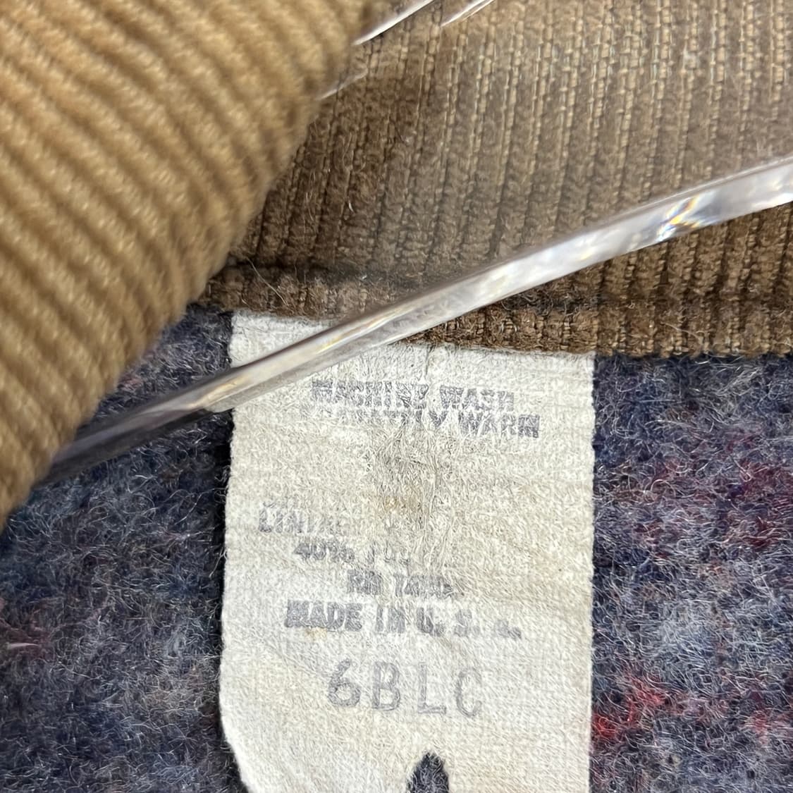 70's made usa 칼하트 6BLC 숫자탭 초어 코트 46 상품이미지7