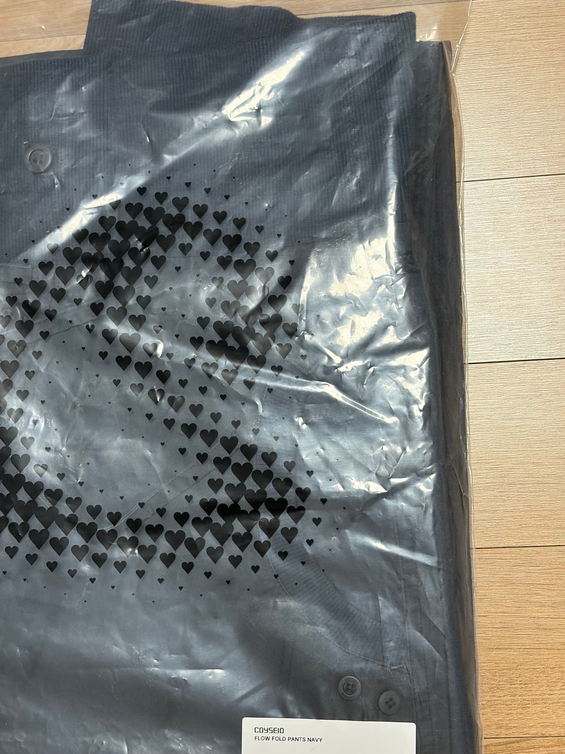 코이세이오 FLOW FOLD PANTS NAVY 상품이미지3