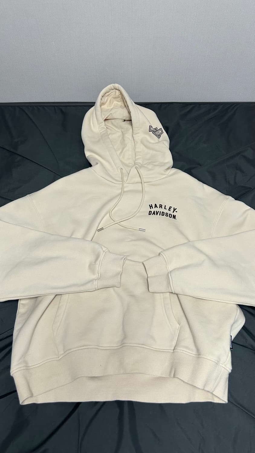 할리데이비슨 후드티 크림 (M) 상품이미지3