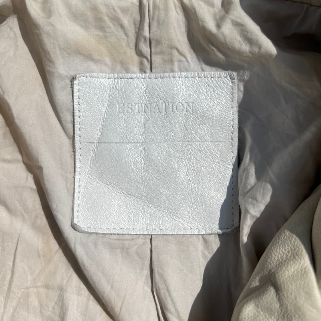 Estnation 램 레더 자켓 상품이미지9
