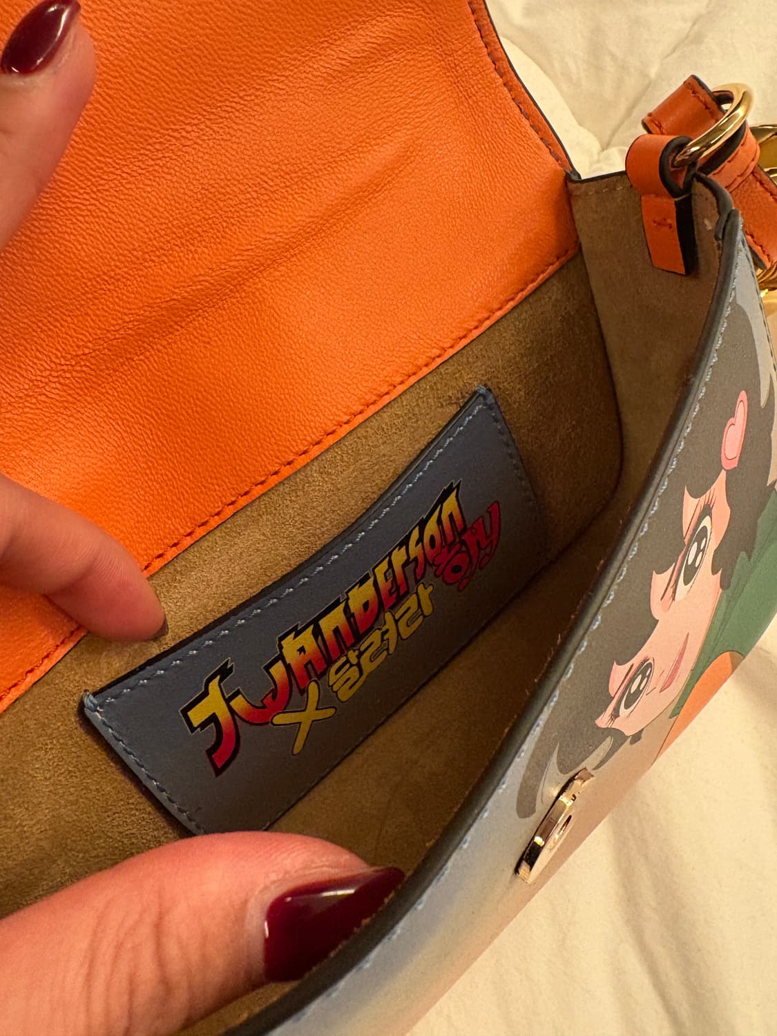 JW앤더슨 달려라하니 체인 바게트 숄더백 크로스백 상품이미지5