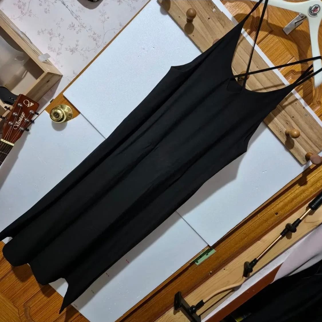 523 ) 66걸즈 고퀄리티 뷔스티에 원피스 블랙 휴양지룩 ( 새상품급 상품이미지4