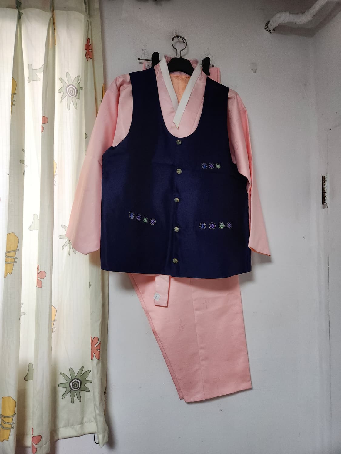 남자 칠보단추 한복 4피스 세트100~105 상품이미지6