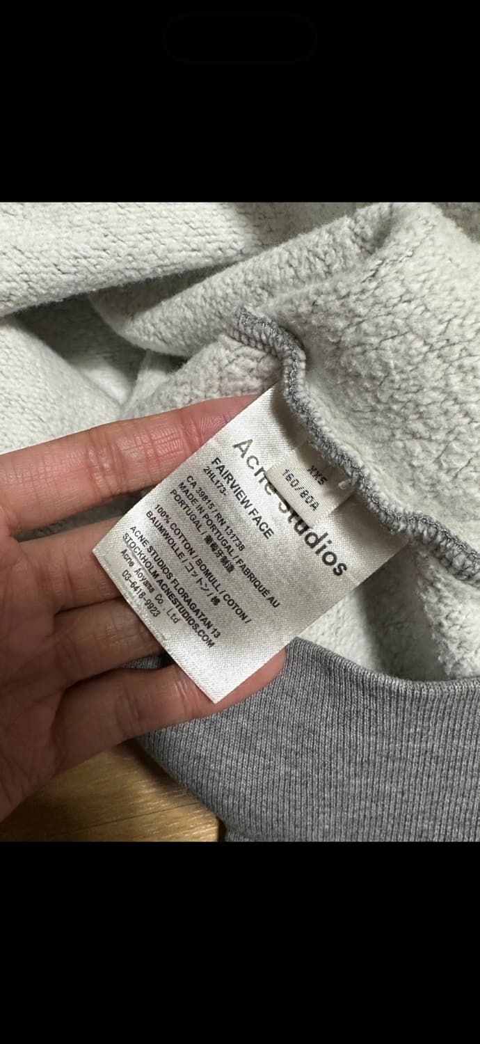 아크네스튜디오 맨투맨 xxs[재판매] 상품이미지2