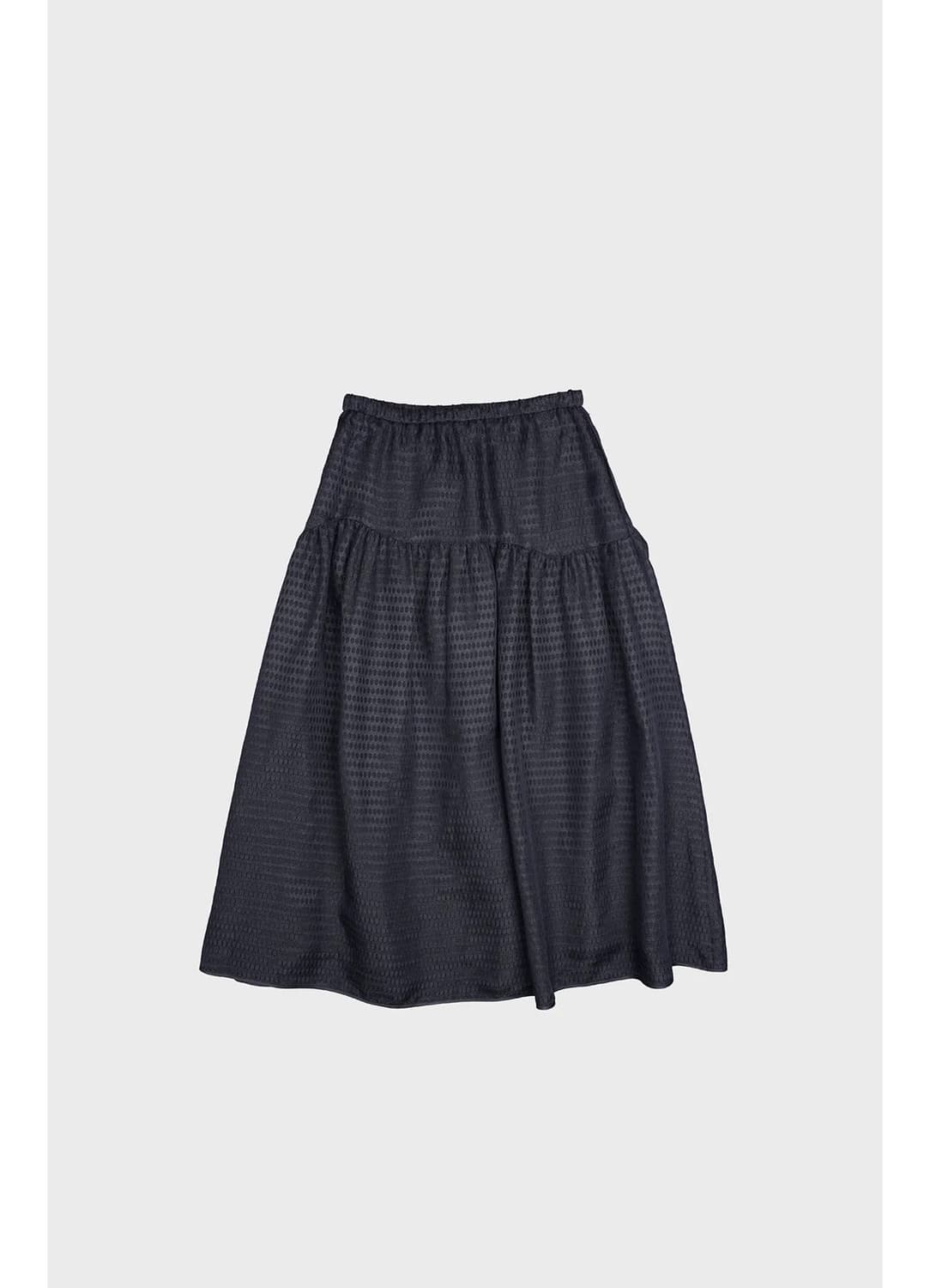데어드 WAVE YOKE SHIRRING SKIRT 상품이미지2