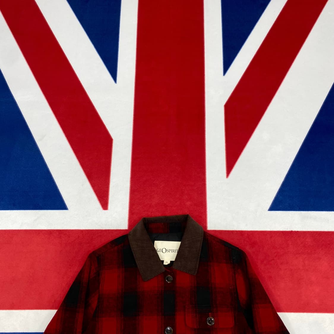 빈티지 타탄체크자켓 여성95 상품이미지2