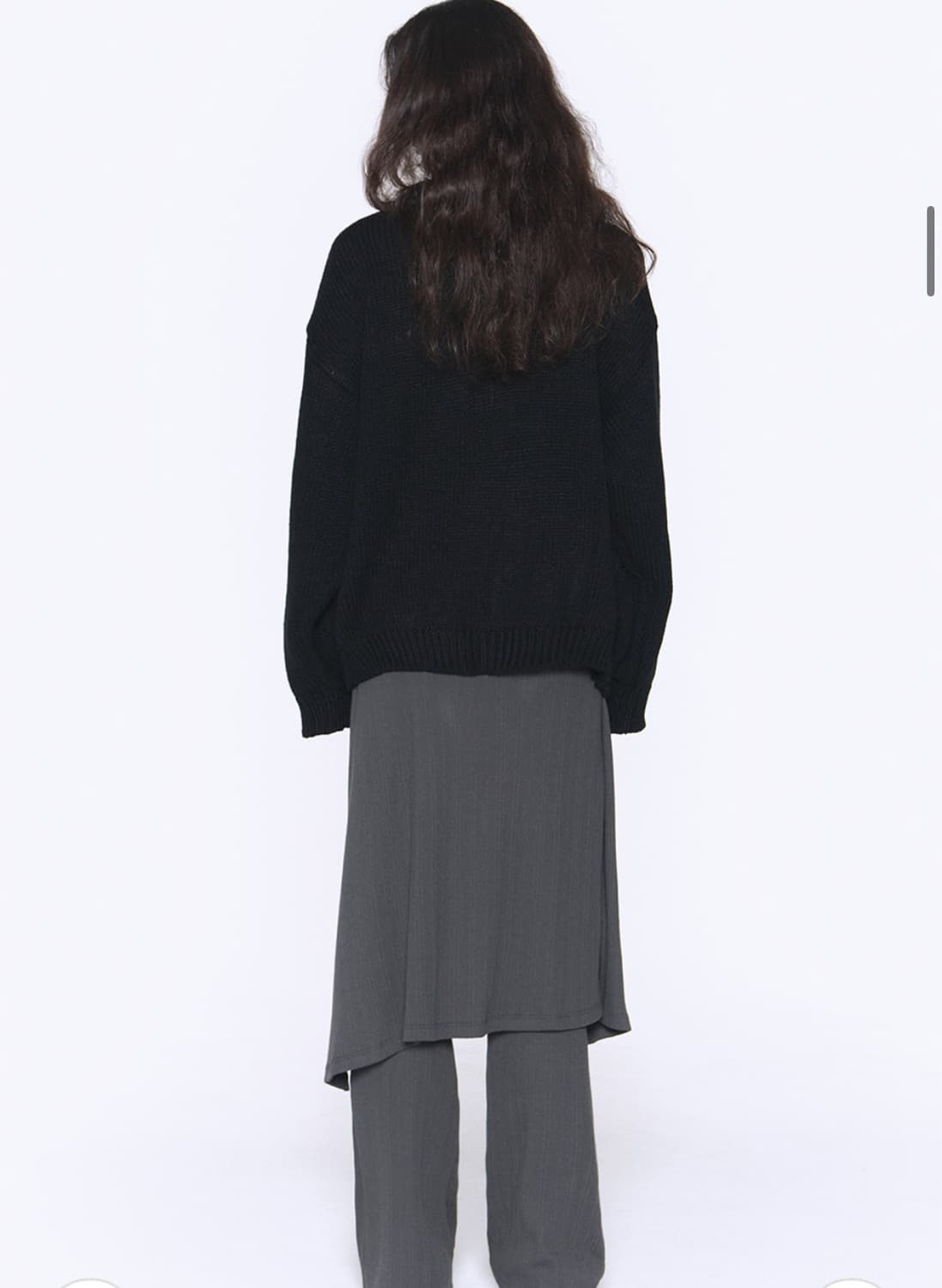 HIGH NECK 2WAY CABLE KNIT ZIP-UP 상품이미지4