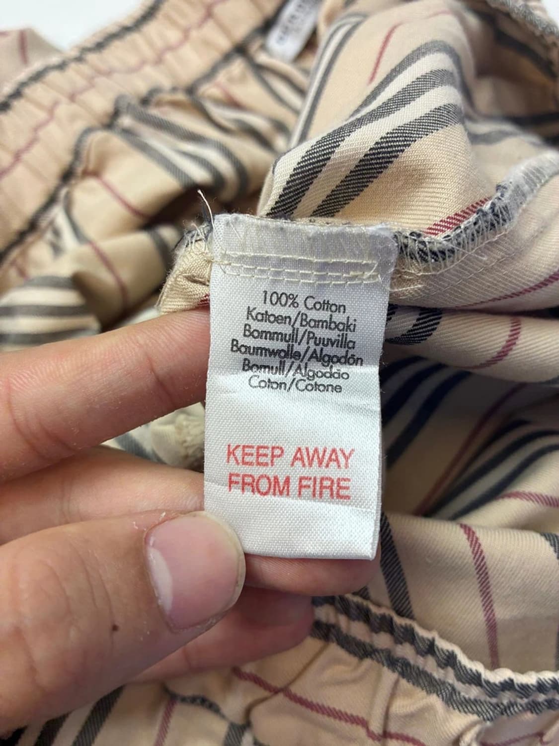 버버리 00s 런던 스트라이프 슬립 팬츠 PN5026 상품이미지6