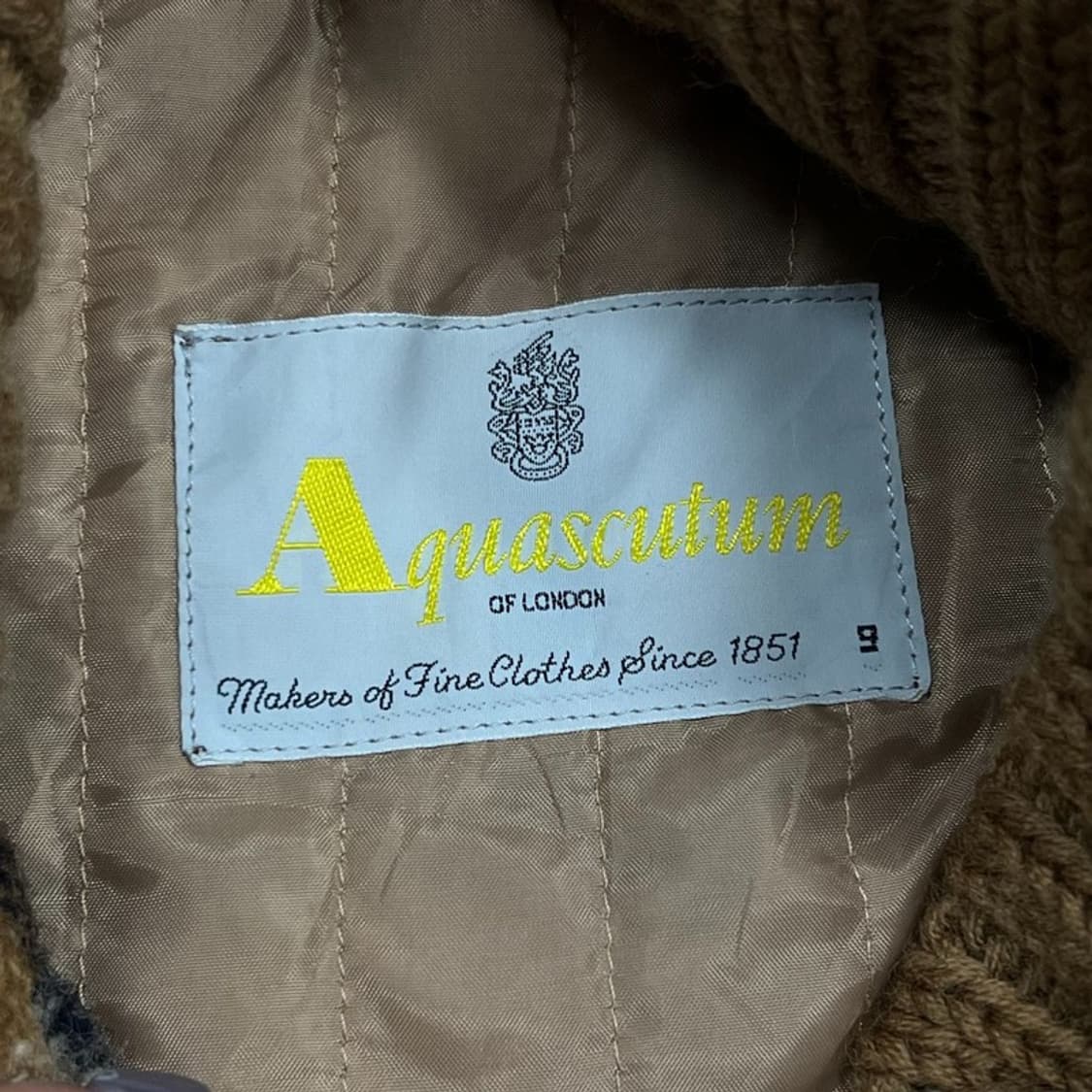 아쿠아스큐텀 숄카라 모직 자켓 v0923 상품이미지5