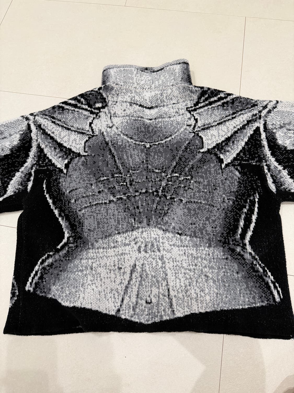 떠그클럽 워리어 니트집업 3사이즈 상품이미지2