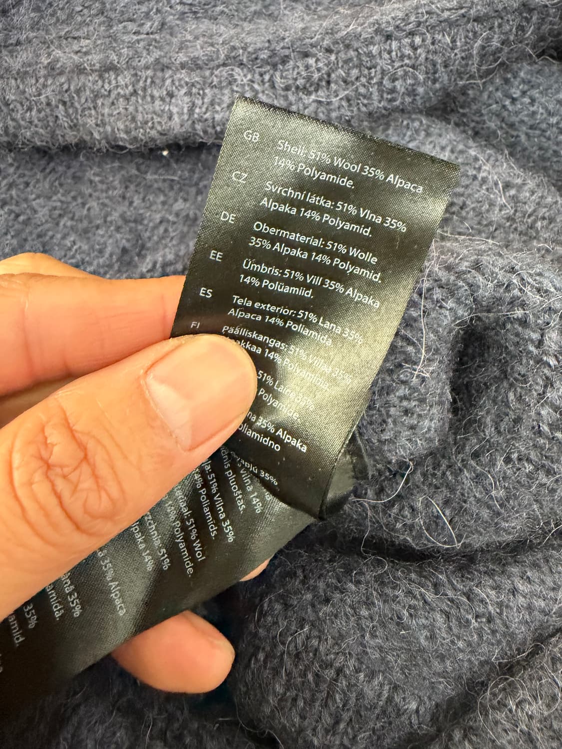 정품) COS 코스 여성 그레이 가디건 S 상품이미지8