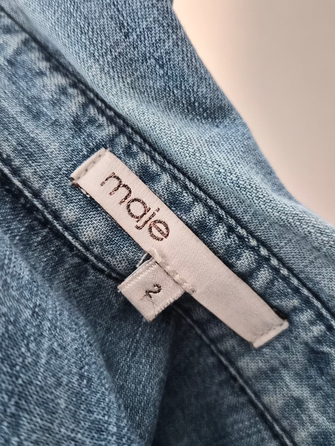 [Maje] 마주 데님 셔츠 원피스 상품이미지6