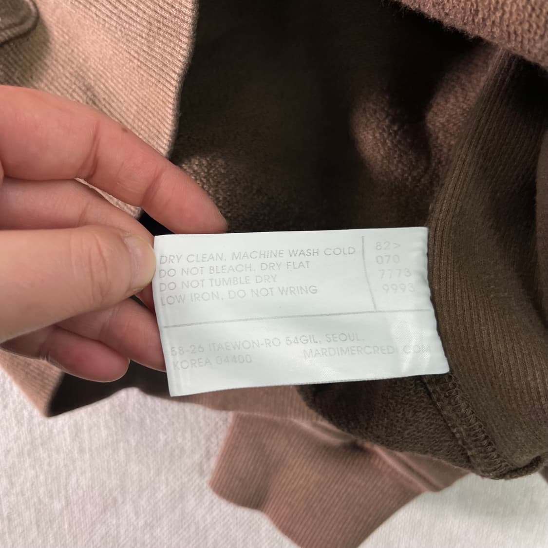 100 마르디 메크르디 맨투맨 상품이미지4