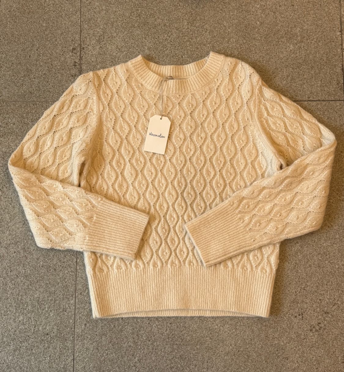 Steven Alan 아이보리 니트 S 상품이미지1