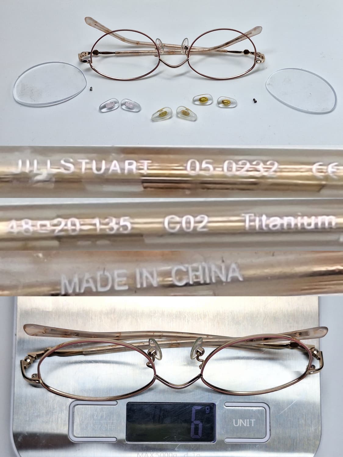 질스튜어트 JILLSTUART 05-0232 티타늄 오벌형 안경테 48m 상품이미지8