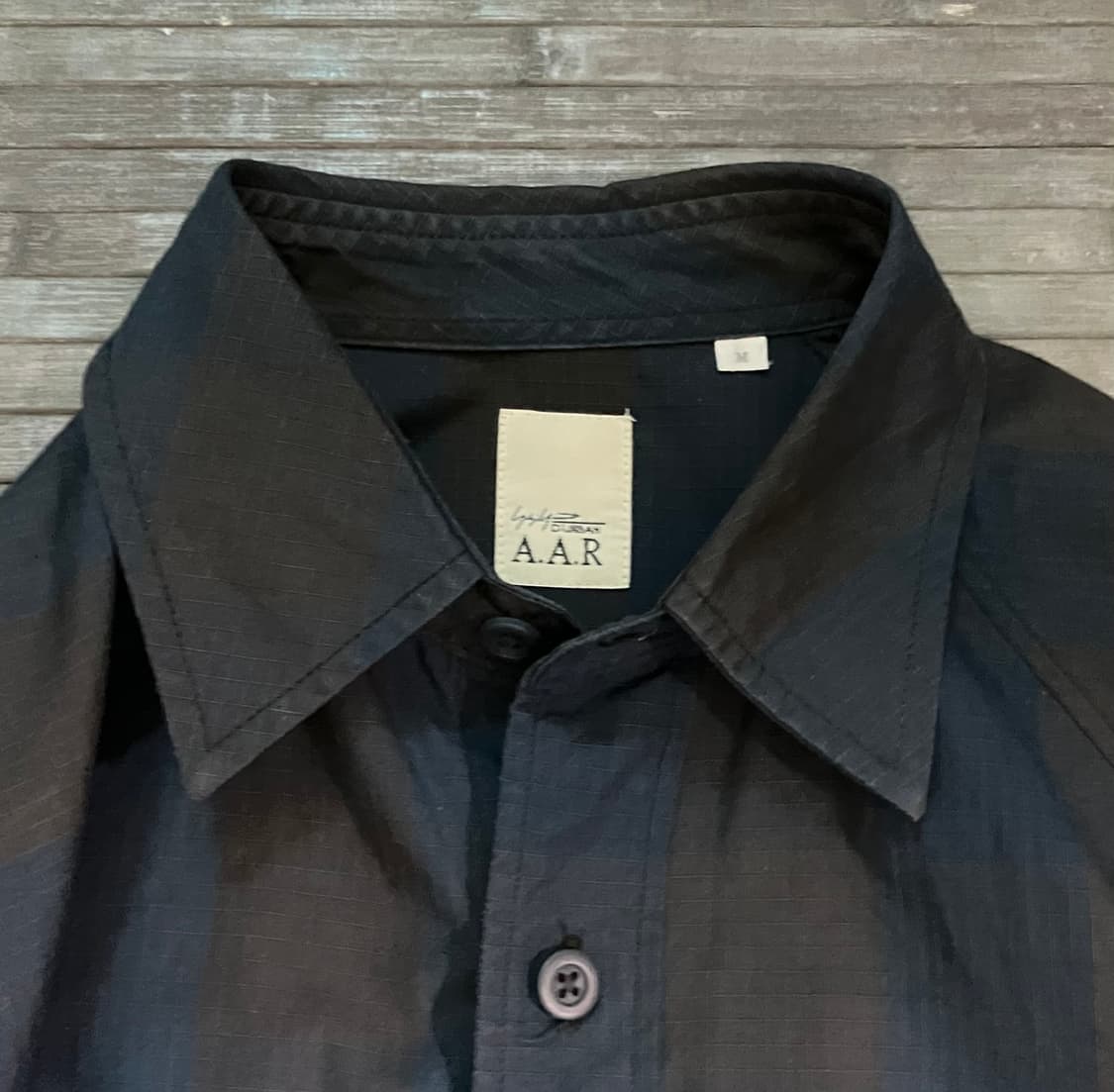 Yohji X Durban A.A.R black navy shirts 상품이미지3