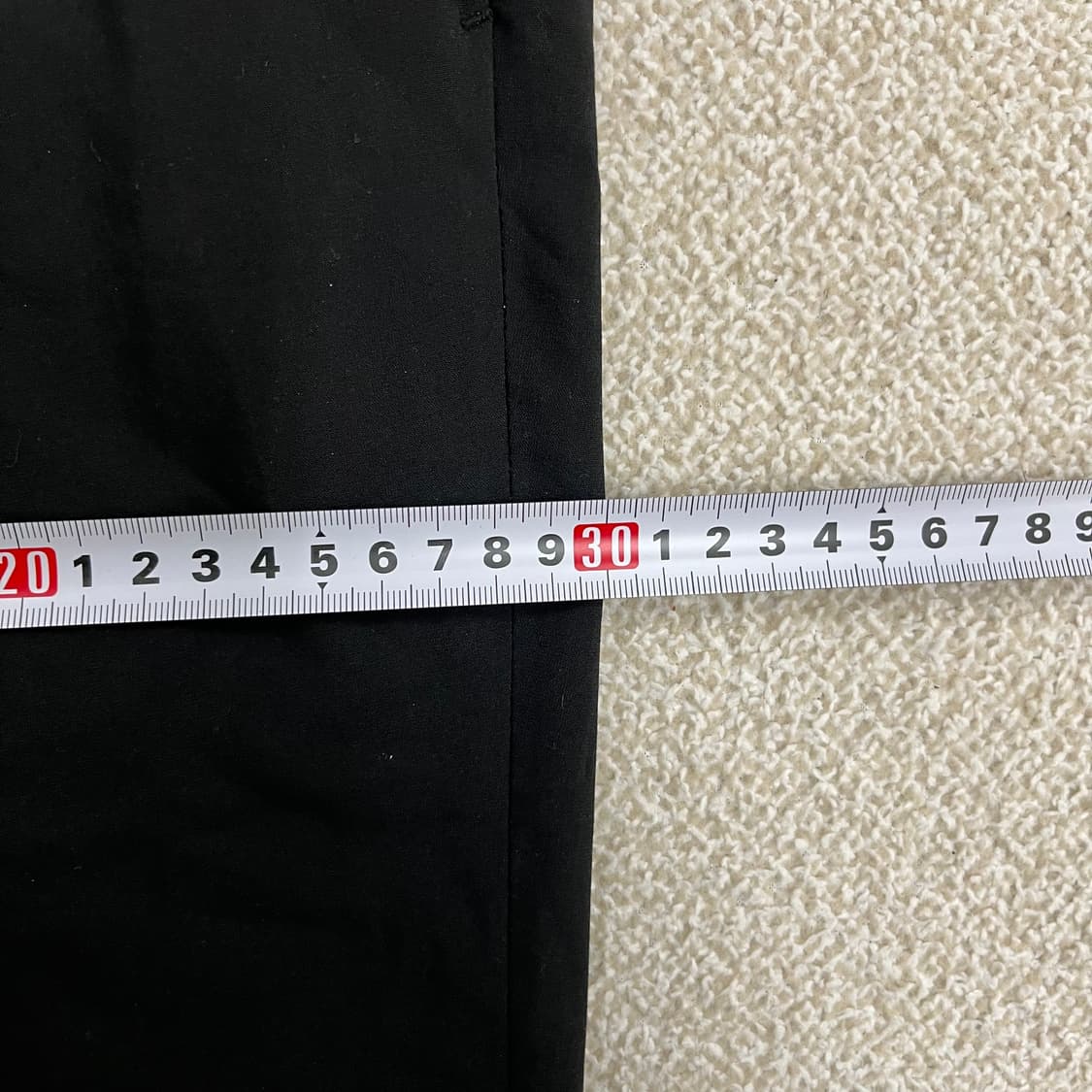 [31] 새상품 무신사스탠다드 쿱맥스 테이퍼드 히든 밴딩 크롭 슬랙스 바 상품이미지7