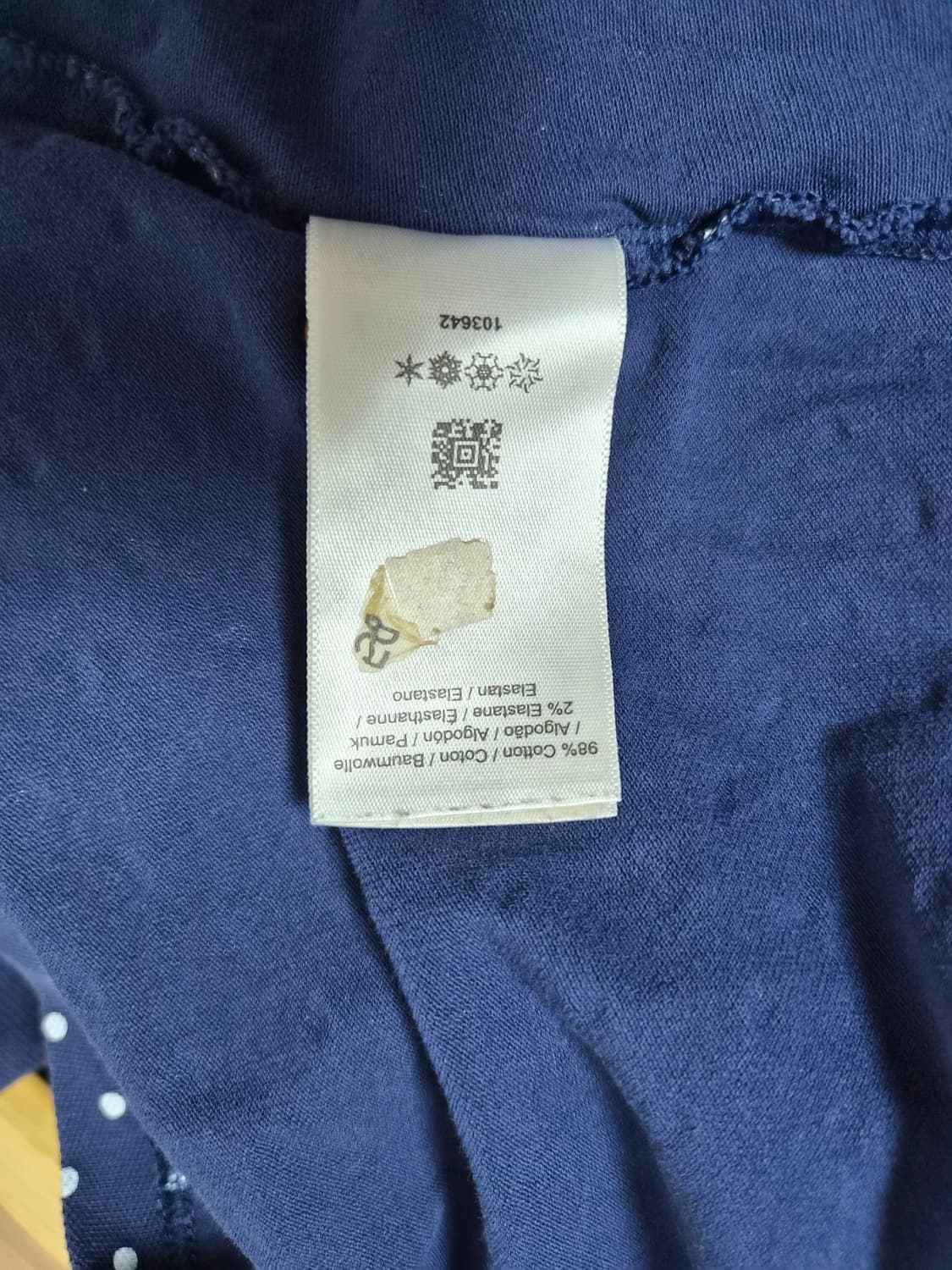 프레드페리 도트 카라 코튼 원피스 36사이즈 - O8 상품이미지5