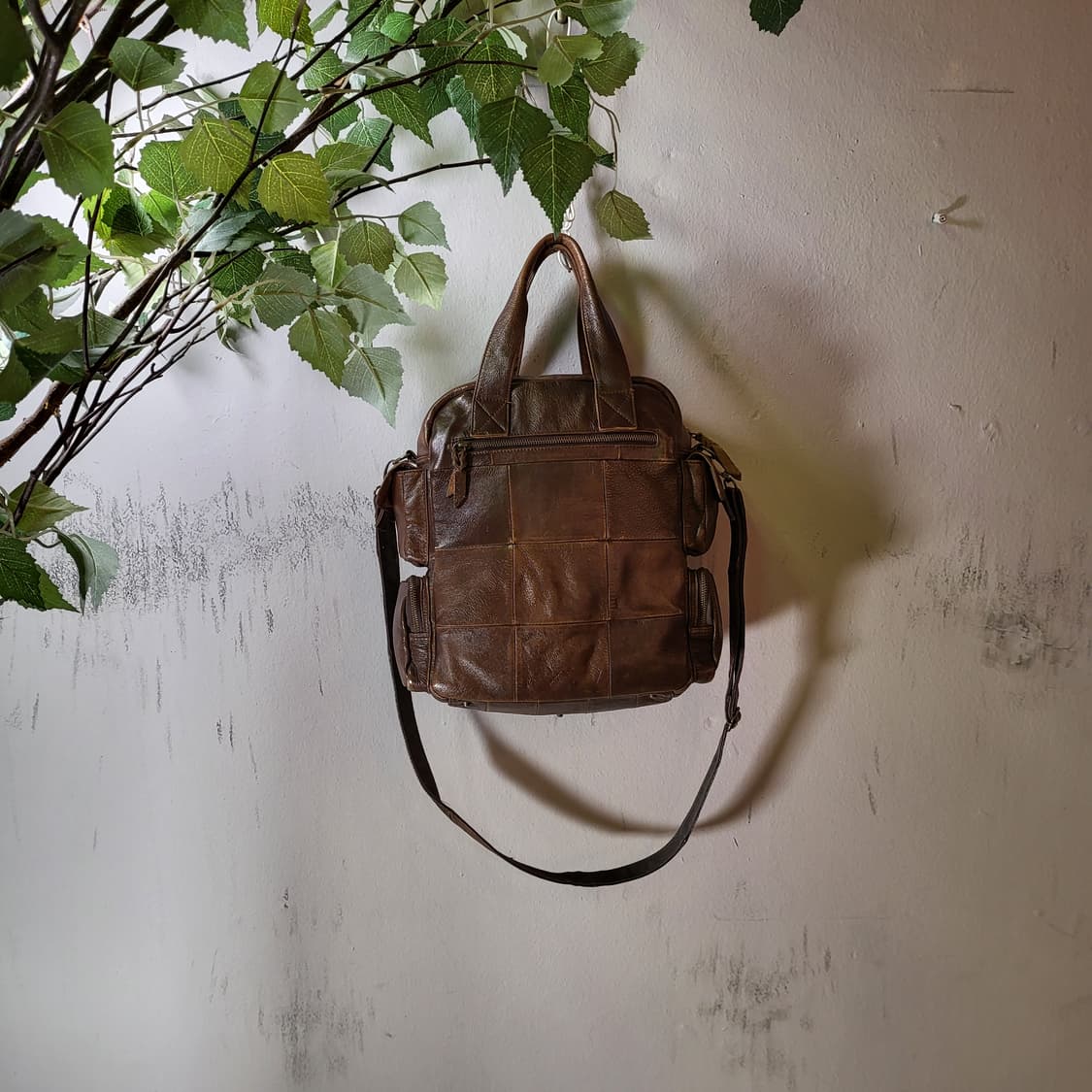 빈티지 레더 크로스백 상품이미지5