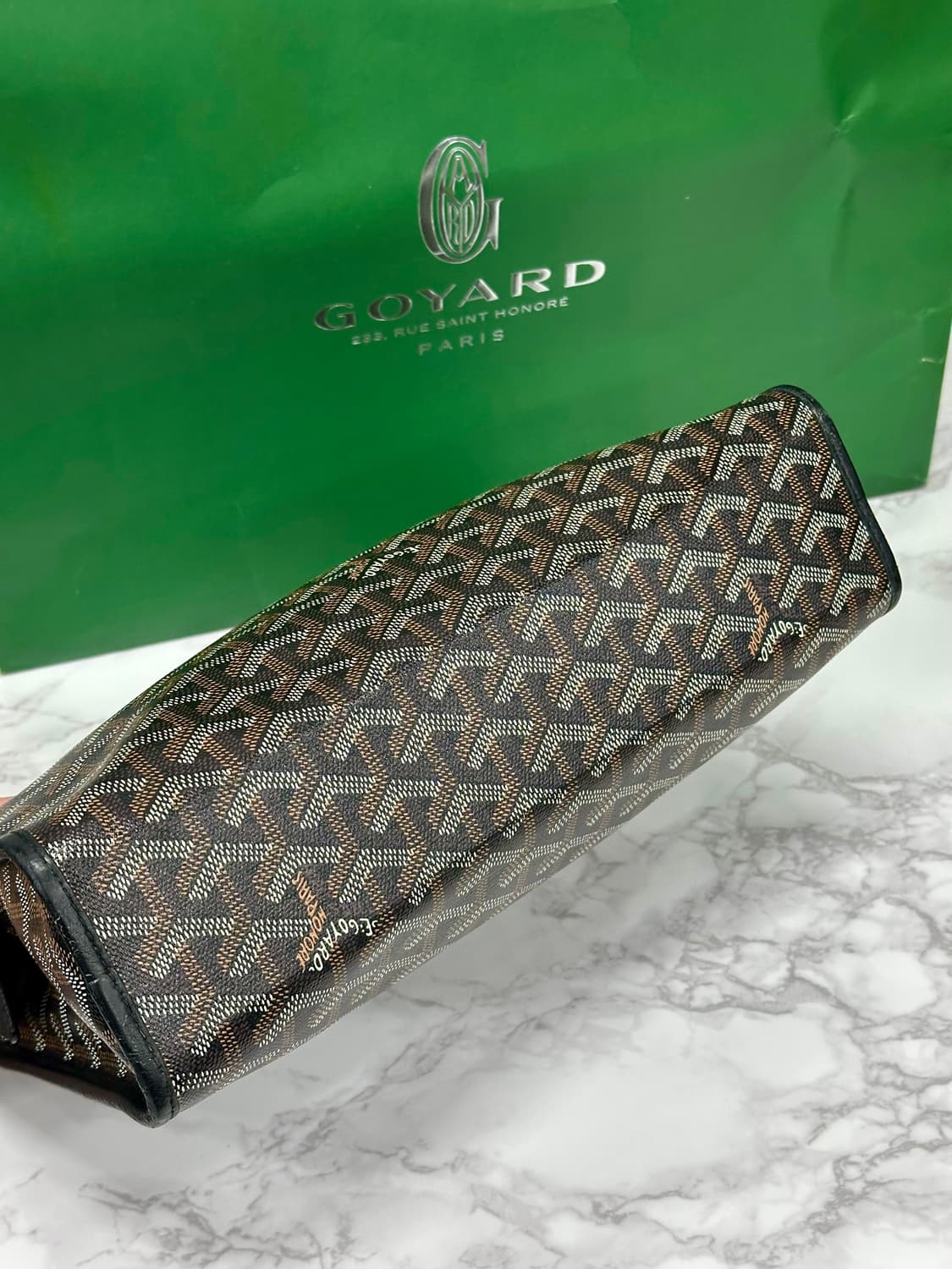고야드 쥬방스 클러치 블랙 GM 상품이미지8