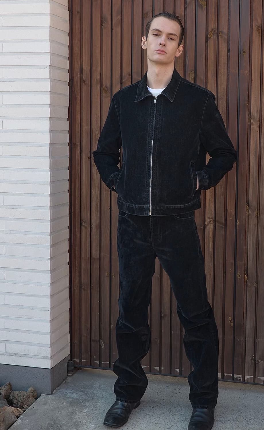 아이엘 25fw 벨벳 팬츠 상품이미지1