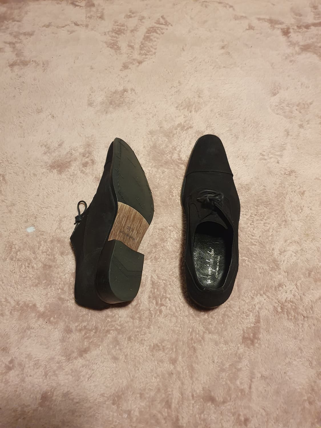 Whoop de doo black leather oxford 상품이미지1