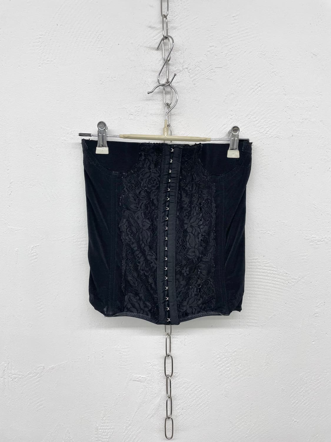 블랙 고딕 레이스 코르셋 상품이미지4