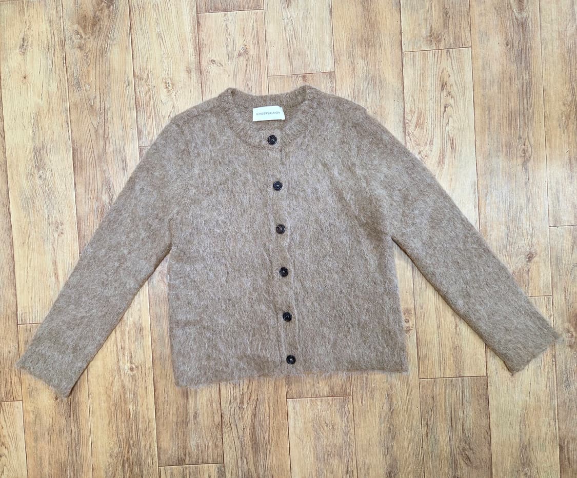 킨더살몬(KINDERSALMON) 알파카가디건 55 상품이미지4