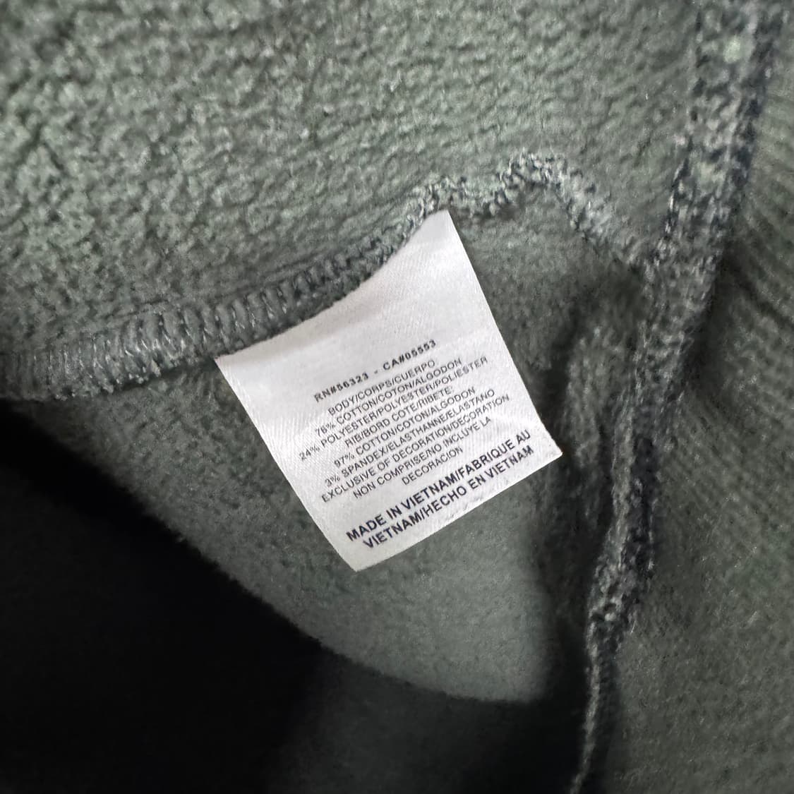 나이키 빅로고 후드티 카키 상품이미지4