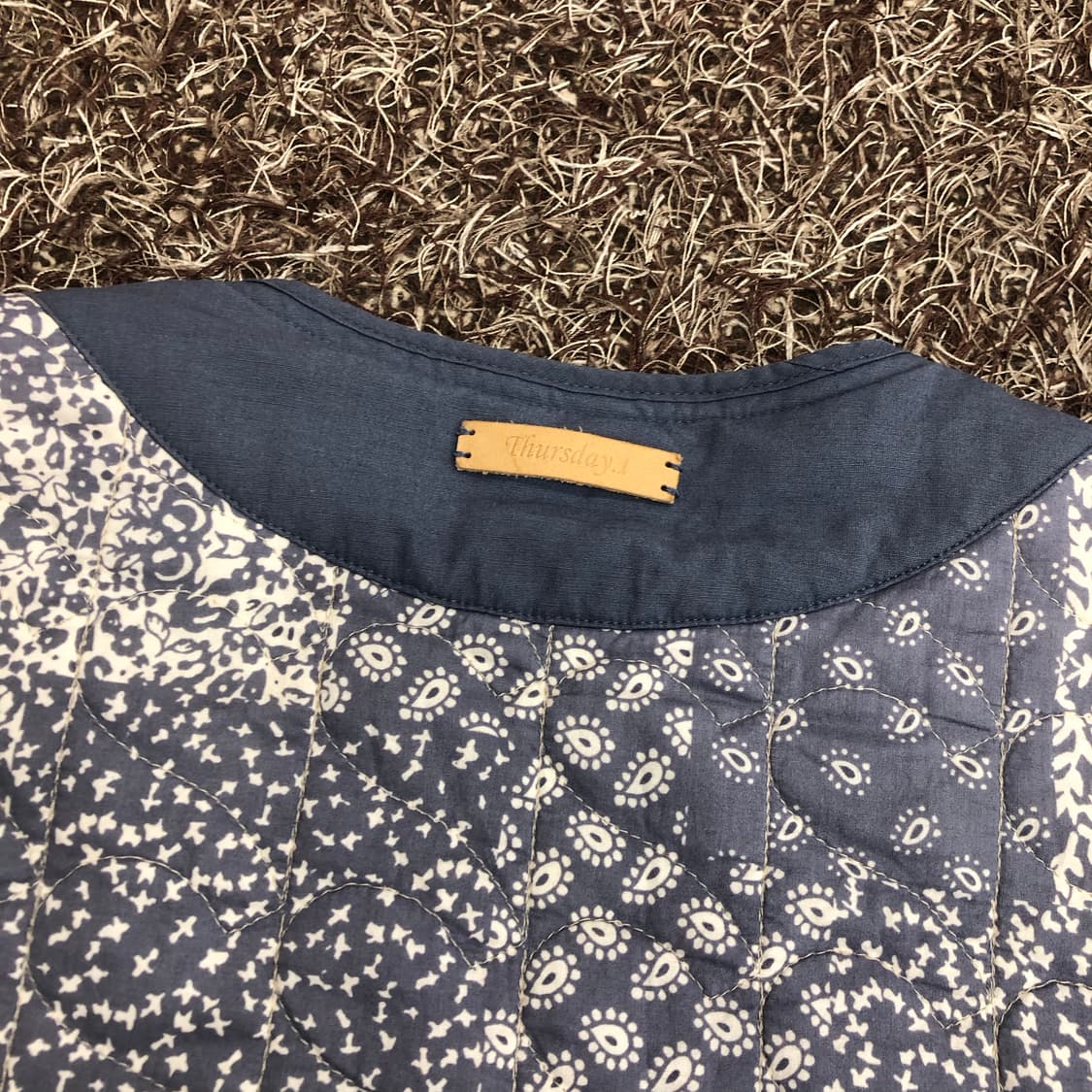 써스데이아일랜드 퀄팅 자켓 점퍼 상품이미지4