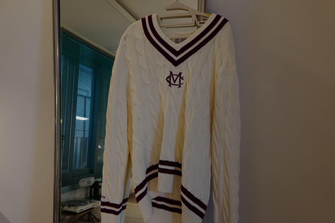 폴로 랄프로렌 모어하우스 케이블 니트 아이보리  상품이미지1