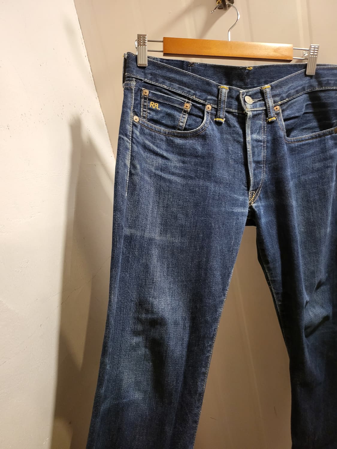 RRL 더블엘알 슬림핏  셀비지 데님 29인치 상품이미지2