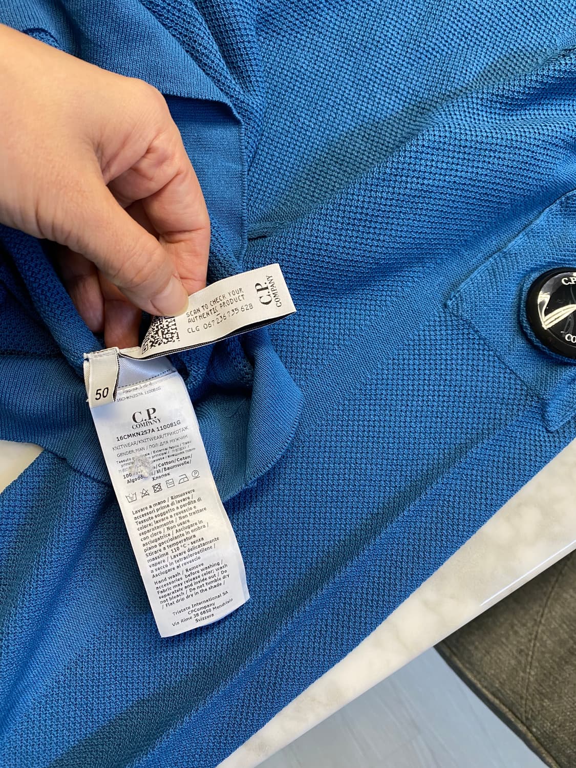 (새상품) cp컴퍼니 24ss 니트 후드 상품이미지4