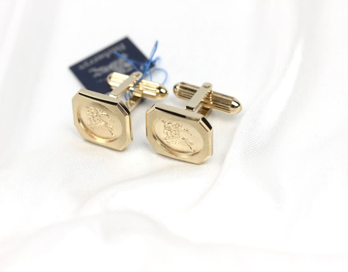 버버리 미사용 S등급 남자 명품 커프스 빈티지 상품이미지4