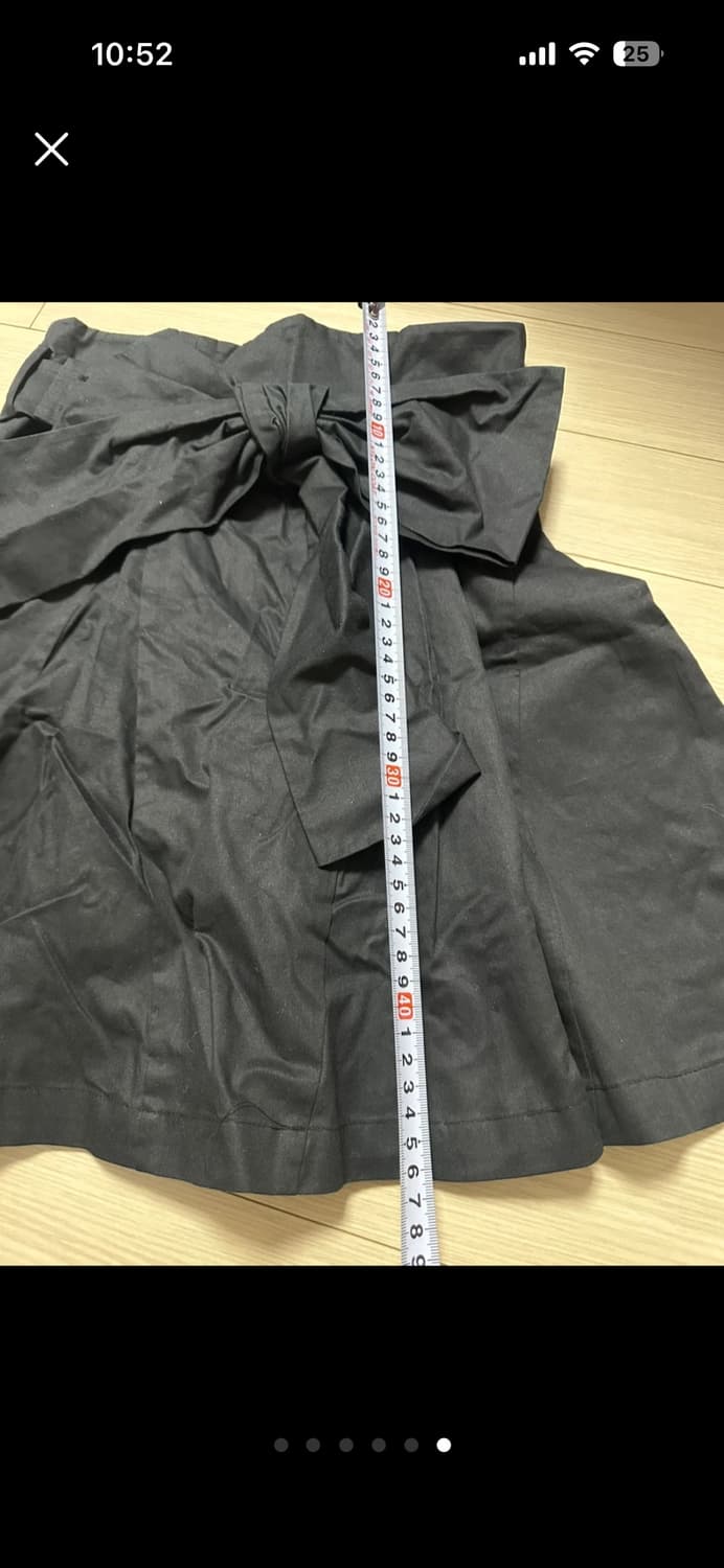 JIAKIM 브랜드의 블랙 리본 스커트 상품이미지6