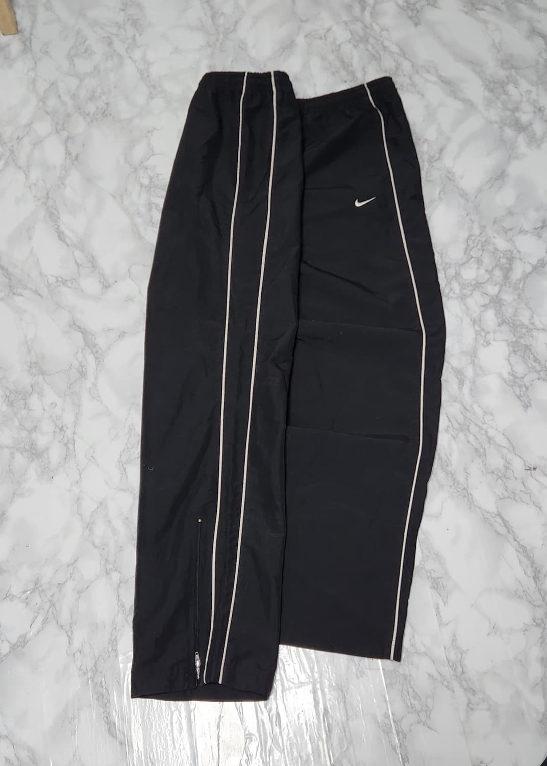 나이키 사이드라인 트랙팬츠 바람막이 와이드 블랙 바지 상품이미지1