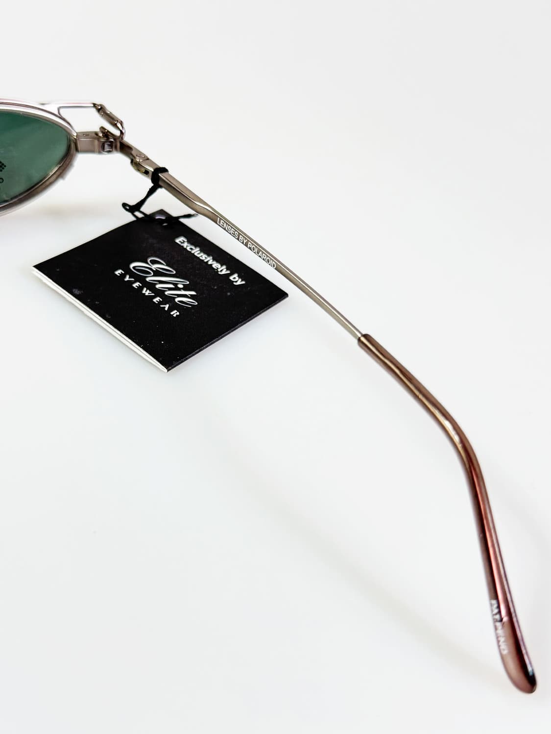 미국제 ELITE 클립온 실버메탈 슬림 오벌 프레임 빈티지 안경 상품이미지7