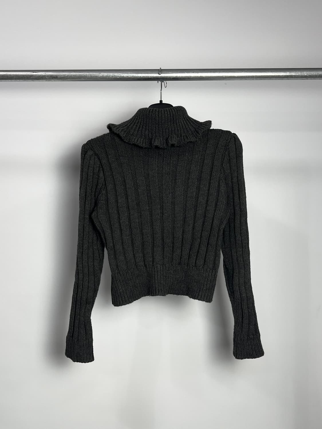 빈티지 크롭 터틀넥 니트  상품이미지6