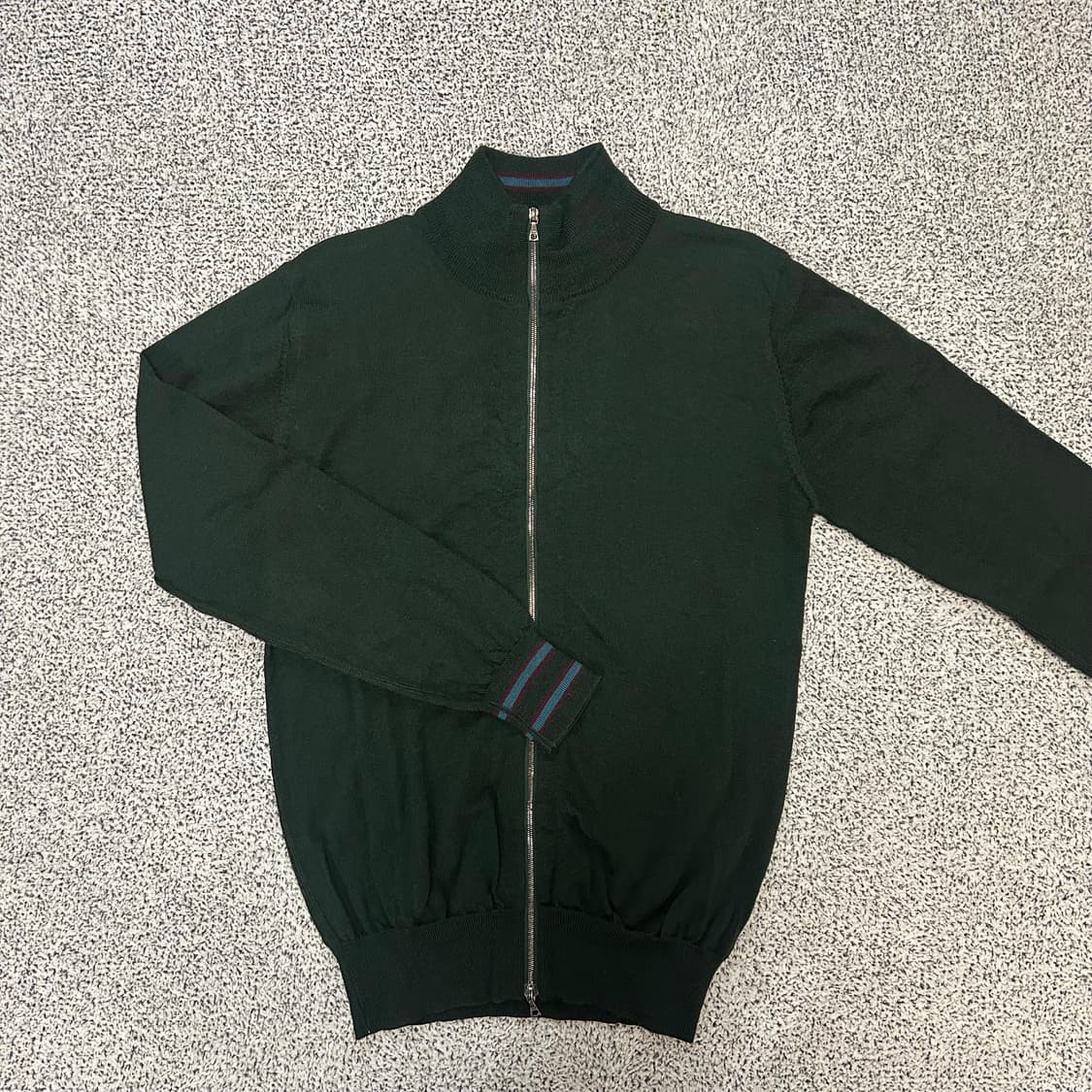 Paul Smith Deep Green Knit Zip-up 상품이미지4
