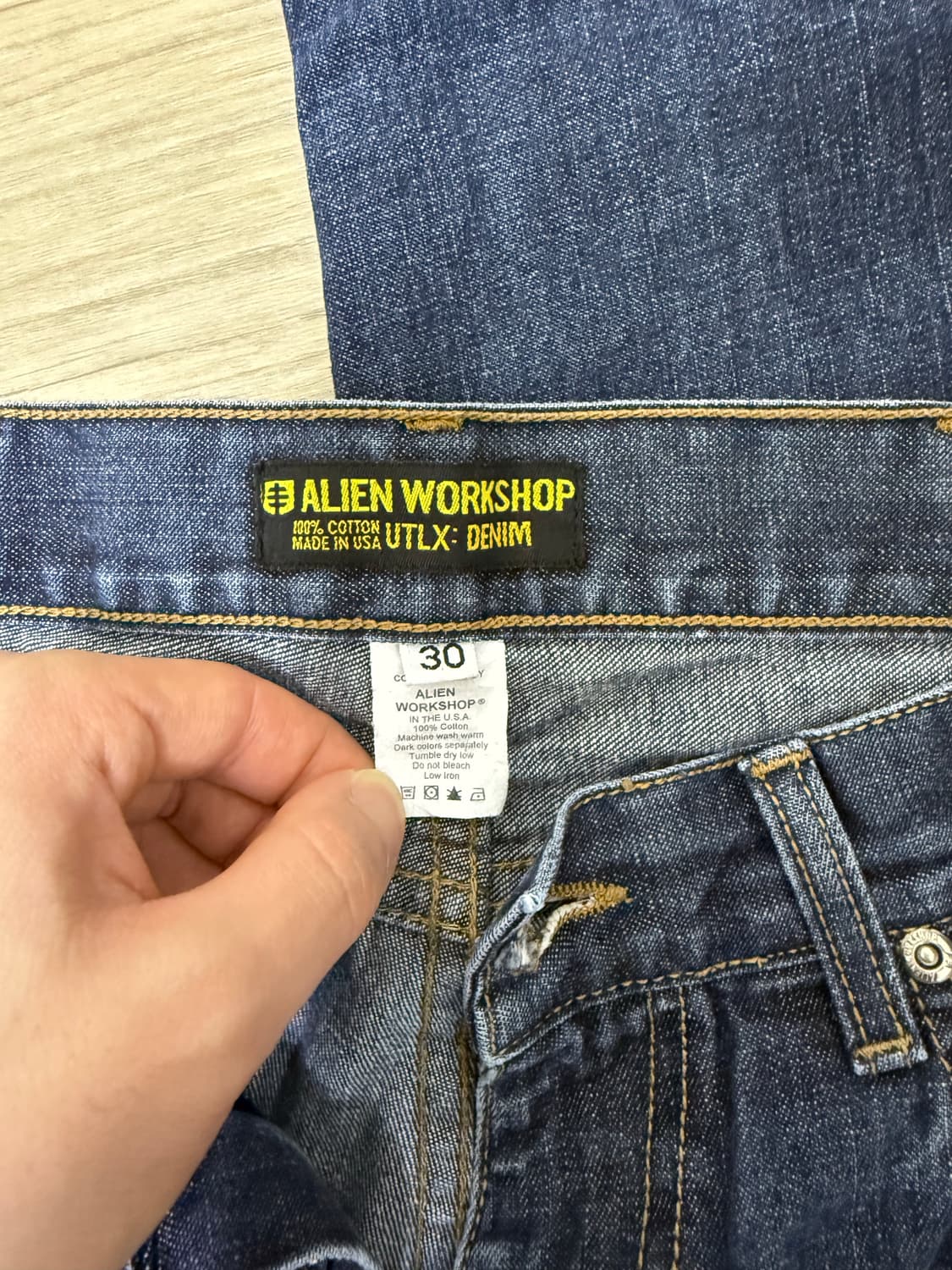 90년도 에일리언 워크샵 UTLX DENIM U.S.A 상품이미지3