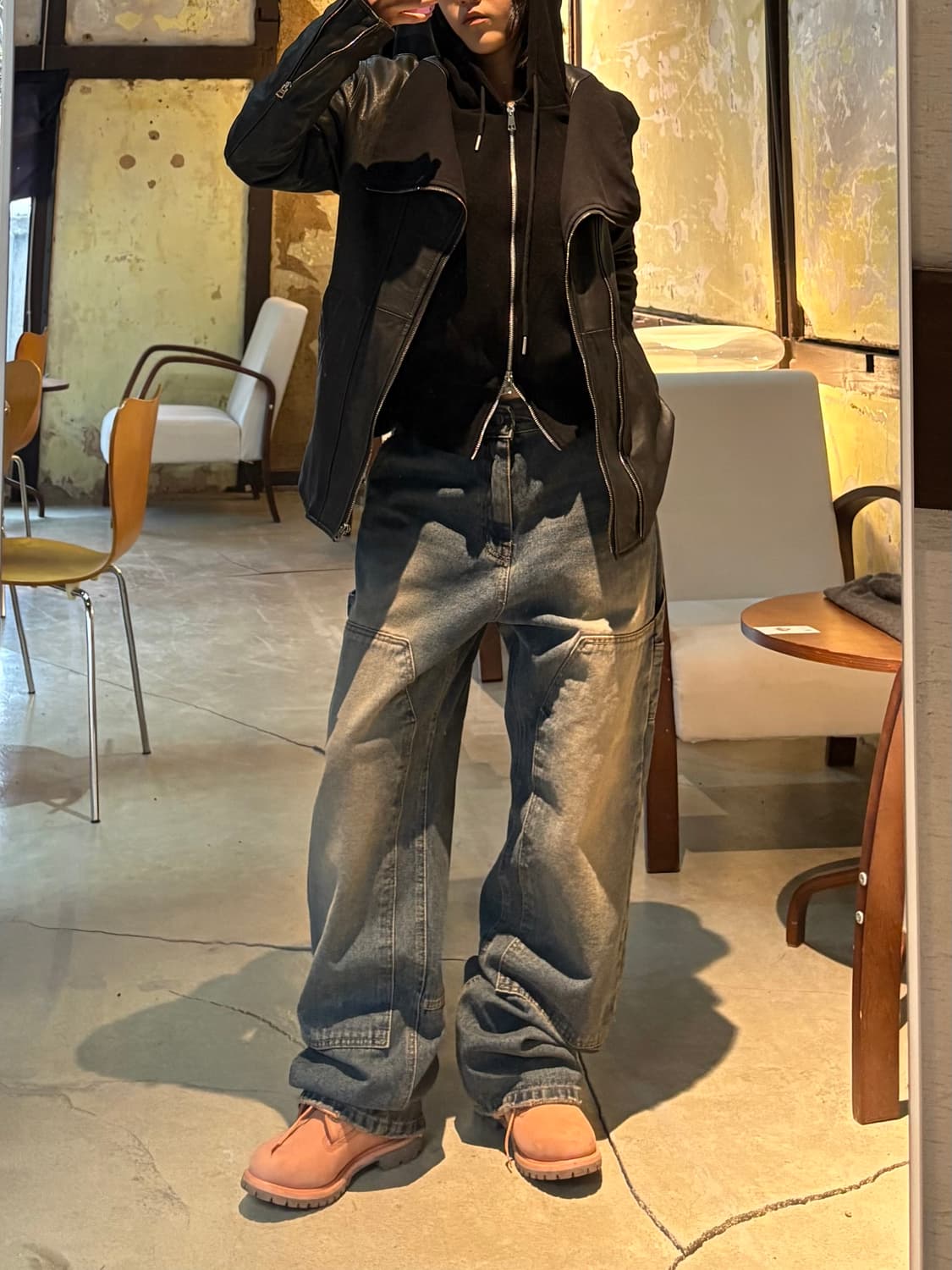 더블니 카펜터 데님 팬츠 상품이미지3