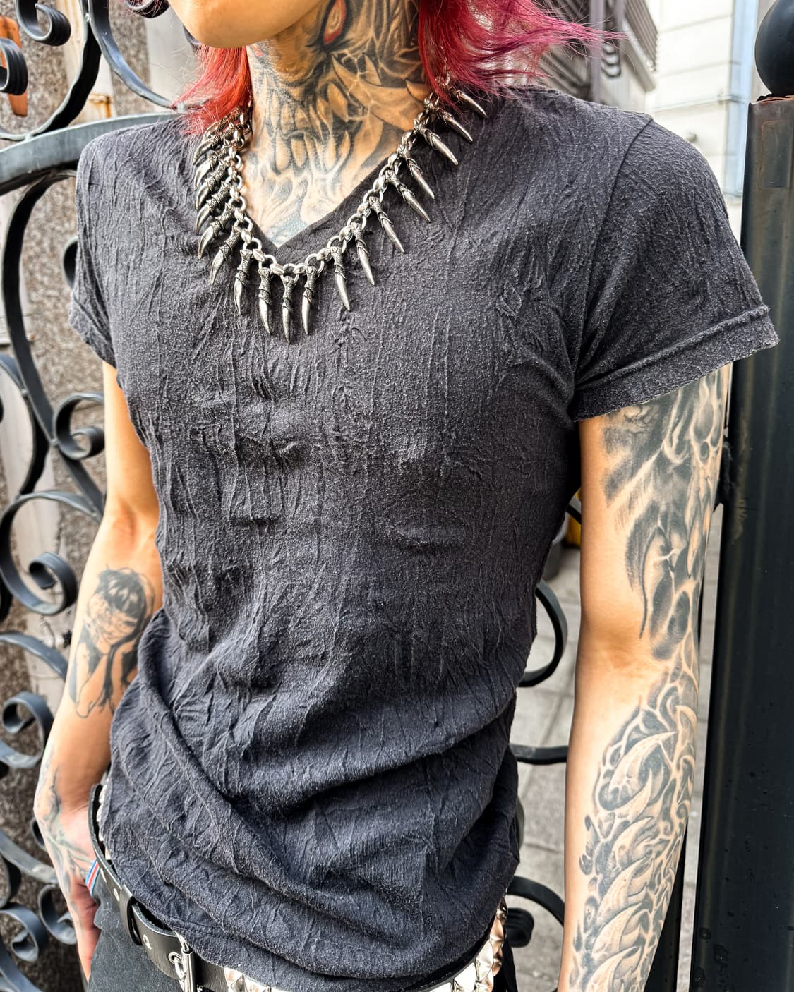 MIDAS - V-neck T-shirt 상품이미지2