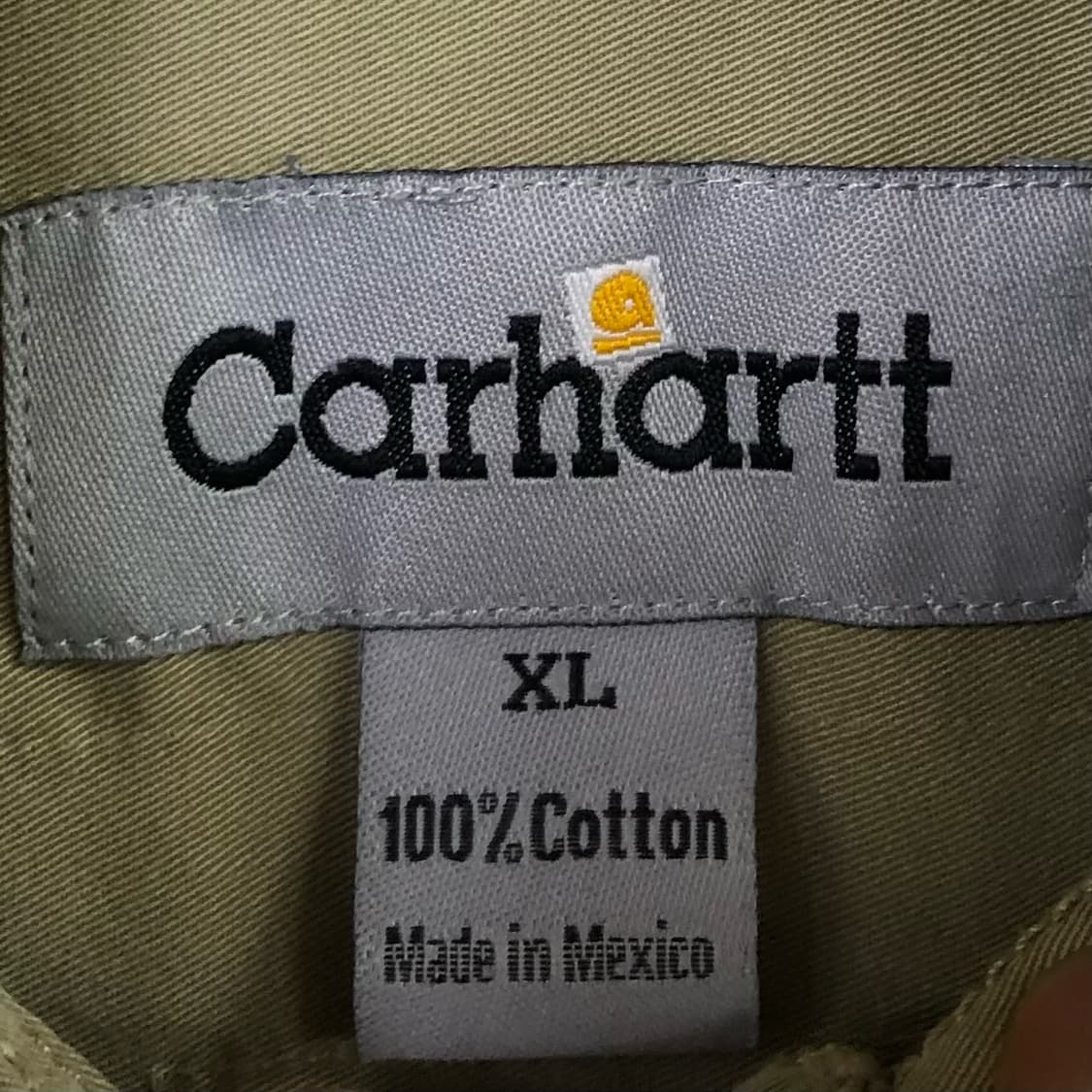 XL 칼하트 워크 셔츠 상품이미지4
