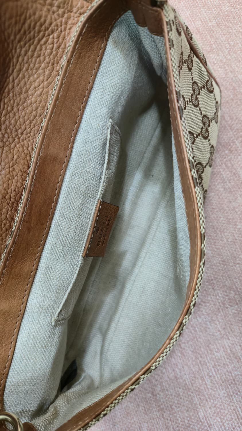 [정품] 구찌 GG 캔버스 태슬 클러치 숄더 (시리얼보유) 상품이미지5