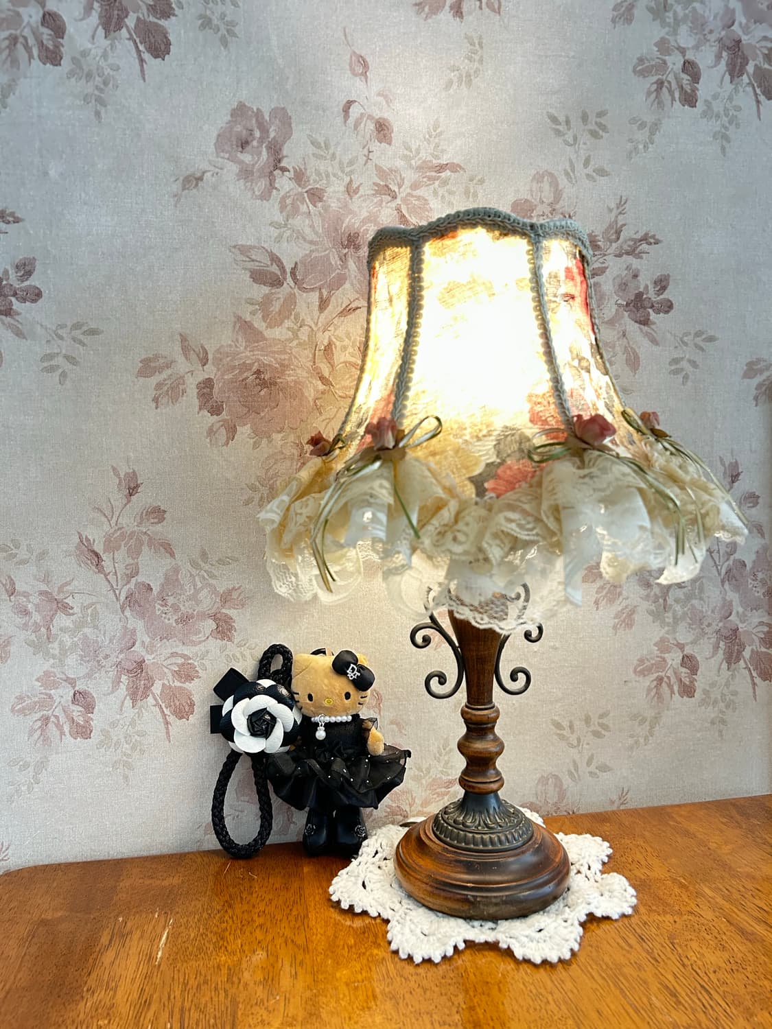 (3)롱다리키티 커스텀키링_ 🖤블랙 샤 원피스 상품이미지6