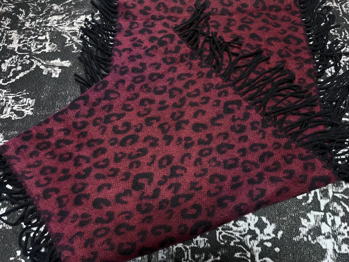 히메갸루 레오파드 스카프 (새상품) 상품이미지3