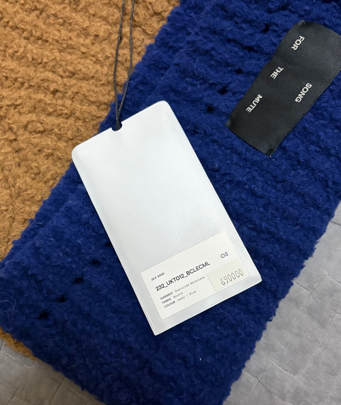 SONG FOR THE MUTE 오버사이즈 바라클라바 상품이미지4