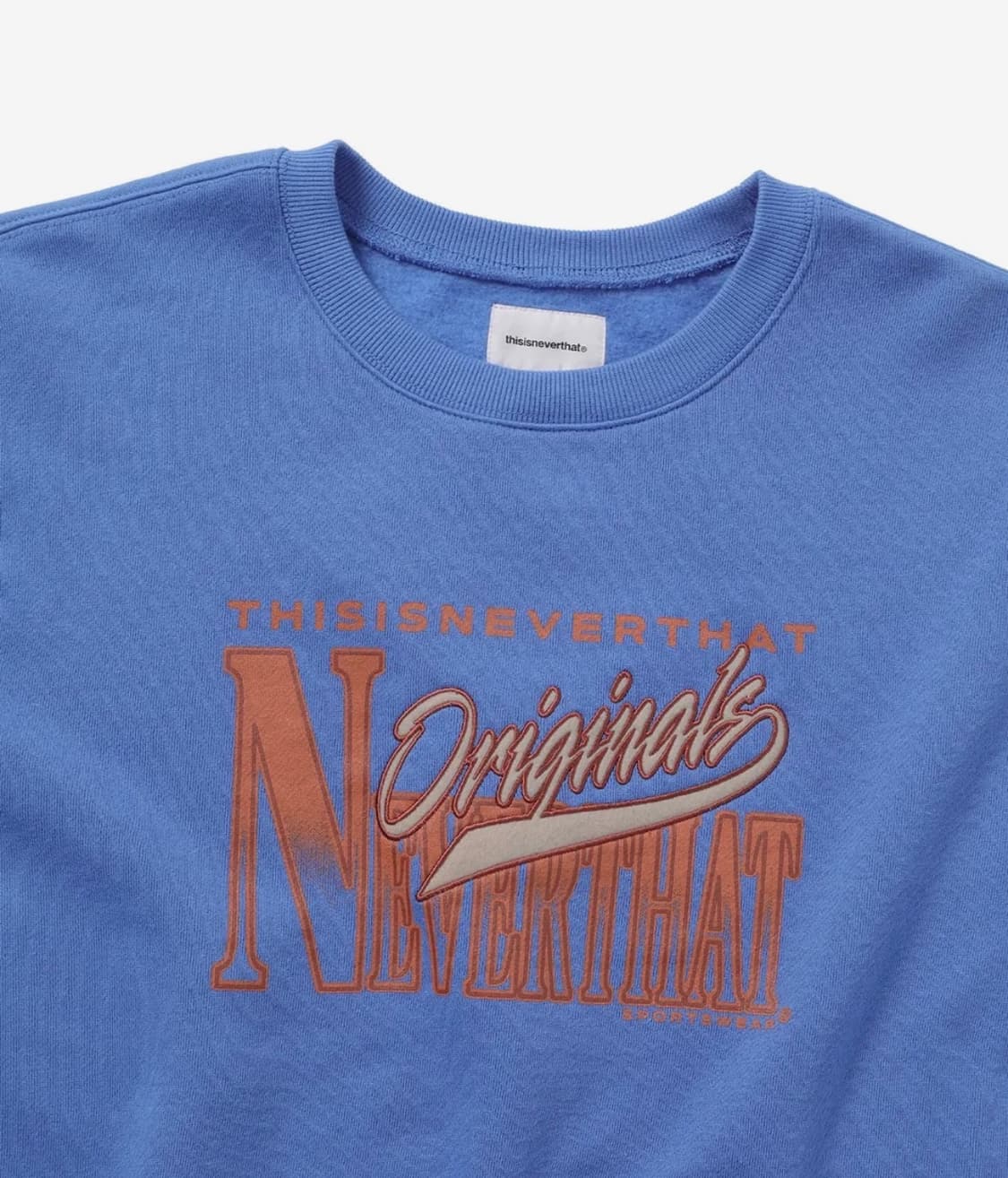 디스이즈네버댓 블루 맨투맨 xl 상품이미지2