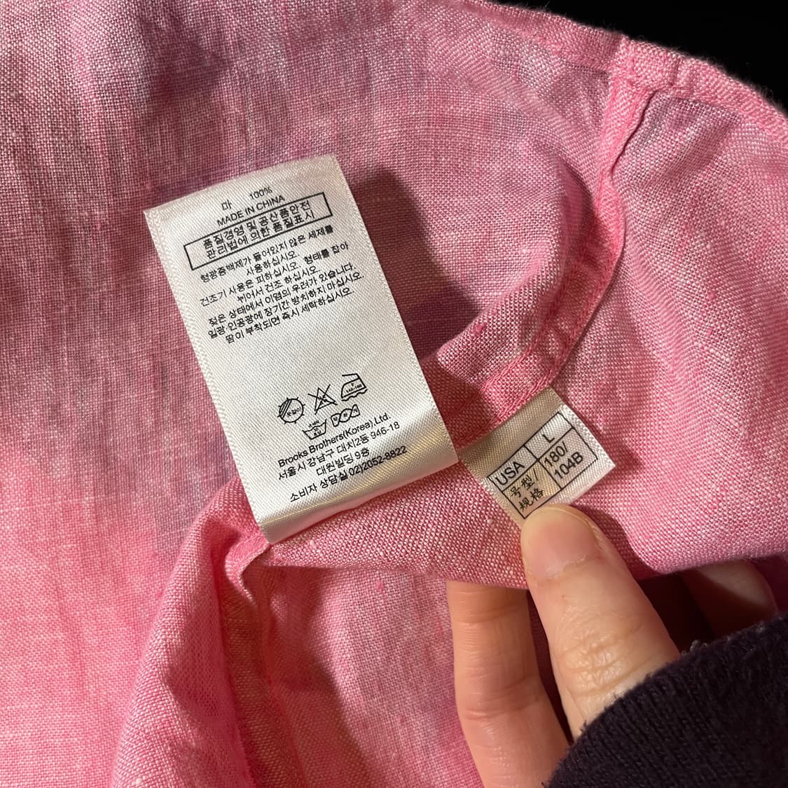 브룩스브라더스 린넨 반팔셔츠 상품이미지6