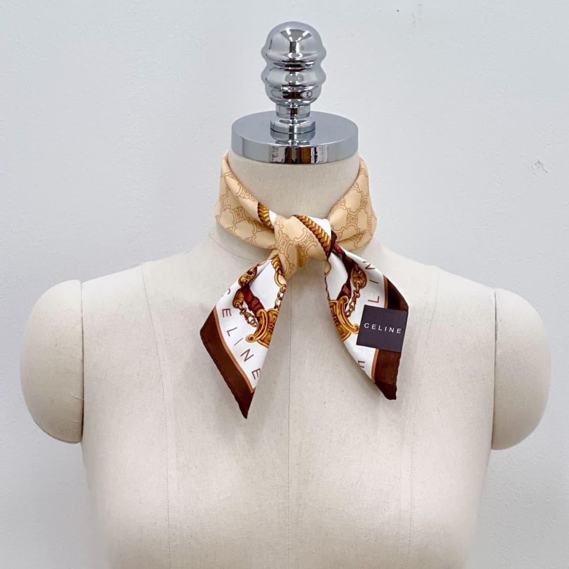 (새상품) celine / 셀린느 쁘띠스카프 손수건 상품이미지7